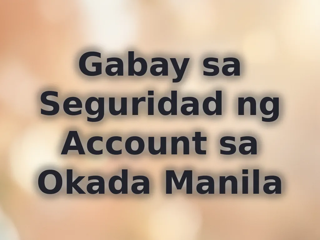 Seguridad ng account